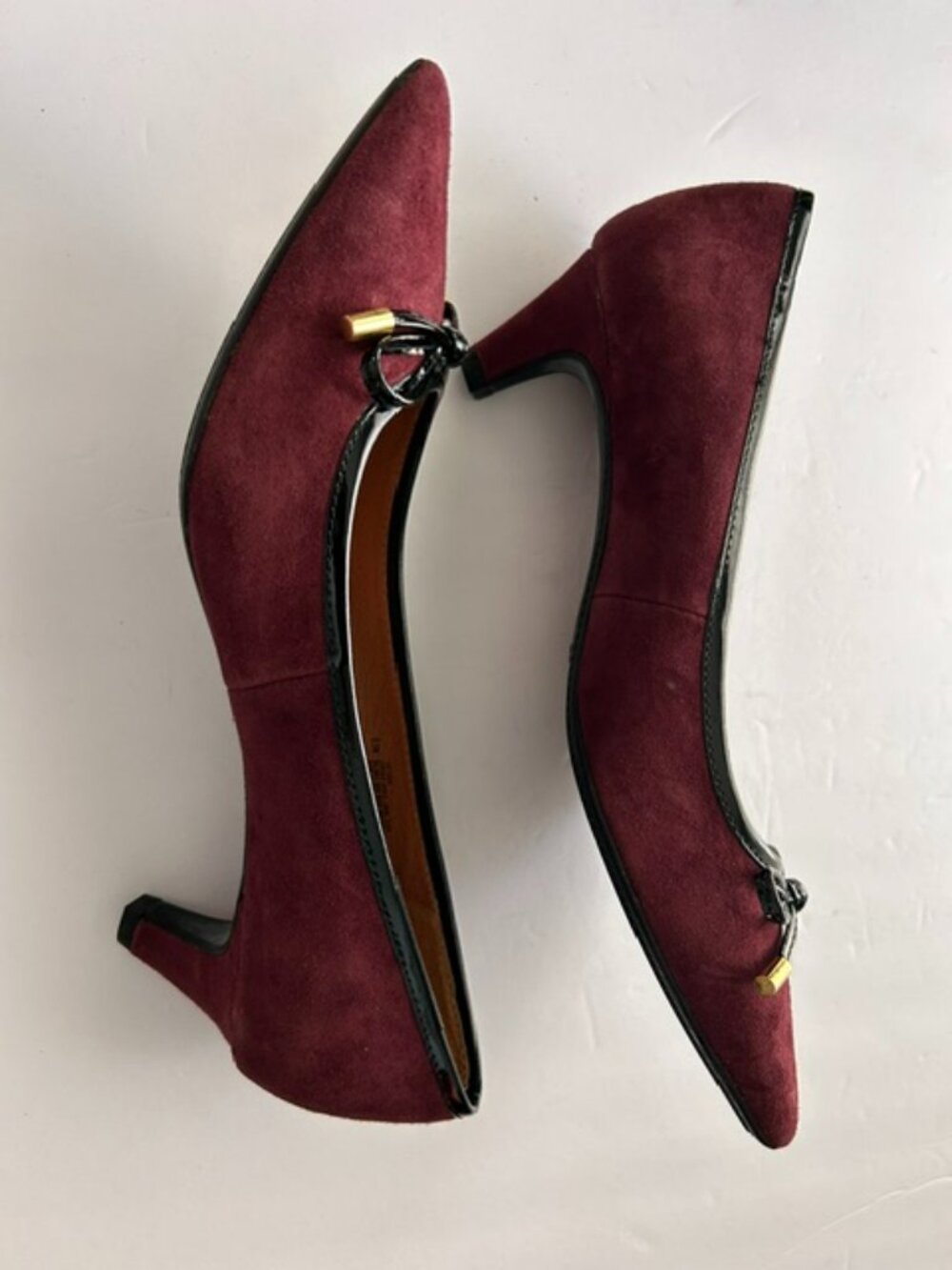 NWT Sofft Annabeth Dk Red Heels, Size 8.5N